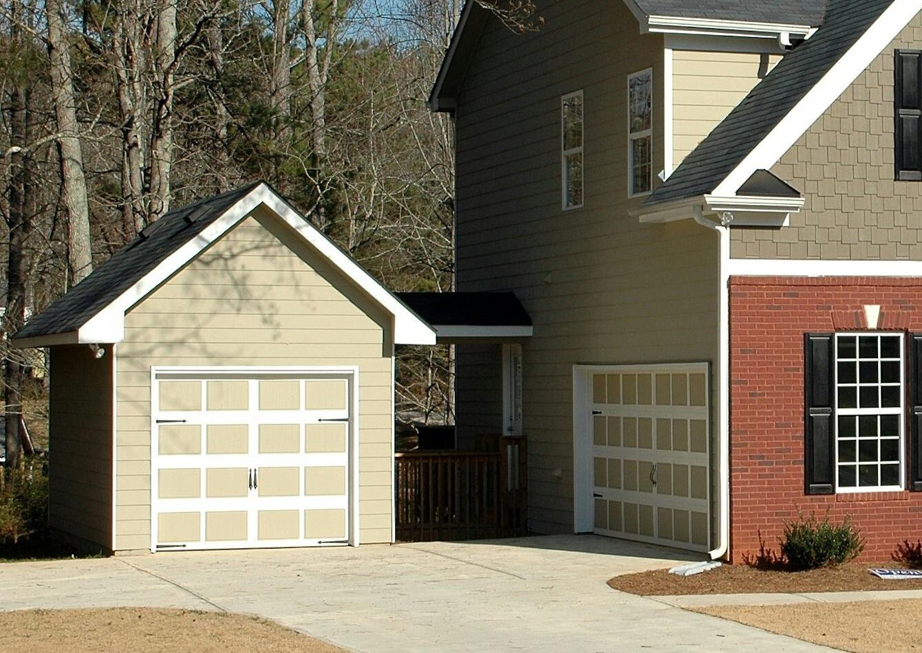 Beautiful two-story home with garage in a serene neighborhood, perfect for families.